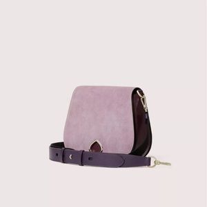 NWT Kate Spade Suzy saddle bag in orchid
